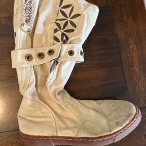 Festival Canvas Boots (stained)